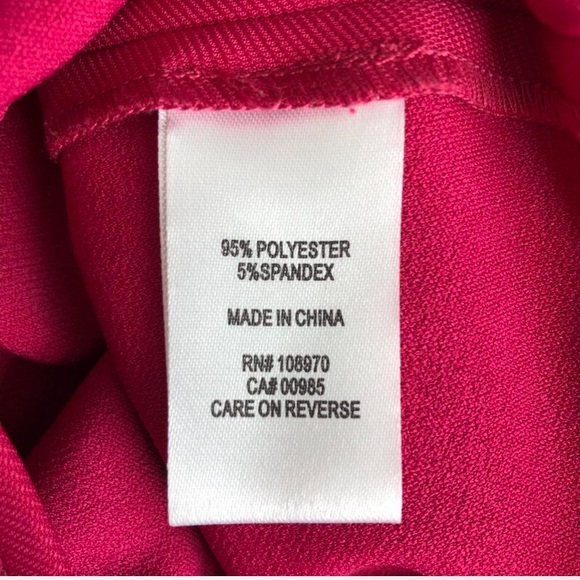 Zac Posen Joni Body-con Sheath Dress Fuchsia Size 4 - Picture 7 of 7